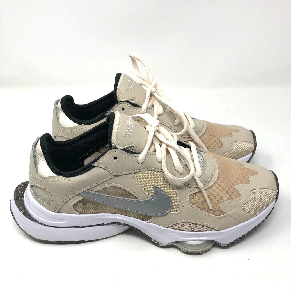 Nike Air Zoom Division Sneakers‎ Womens 6.5 Pale Ivory Suede Low Top CK2950-104